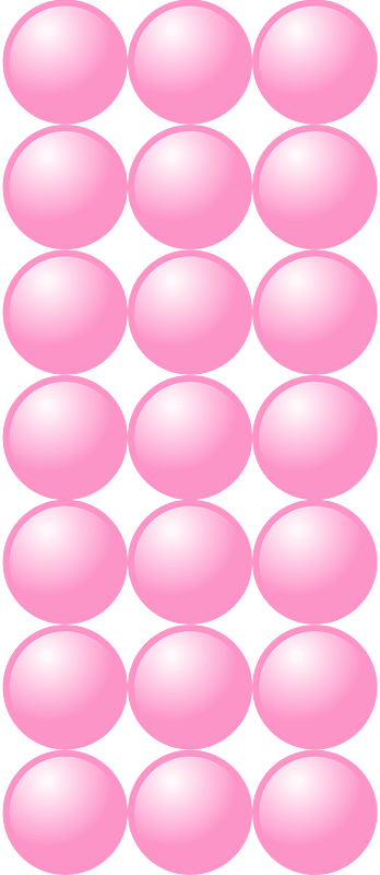 Beads Quantitative Picture for Multiplication 7x3