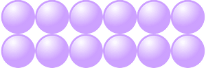 Beads Quantitative Picture for Multiplication 2x6