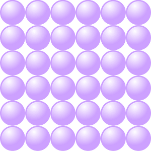 Beads Quantitative Picture for Multiplication 6x6