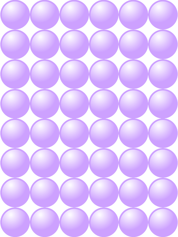 Beads Quantitative Picture for Multiplication 8x6