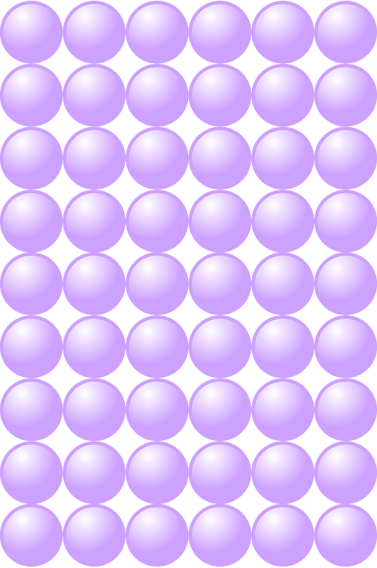 Beads Quantitative Picture for Multiplication 9x6