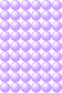 Beads Quantitative Picture for Multiplication 9x6