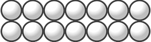 Beads Quantitative Picture for Multiplication 2x7