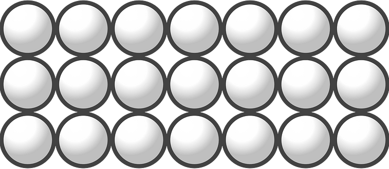 Beads Quantitative Picture for Multiplication 3x7