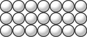 Beads Quantitative Picture for Multiplication 3x7