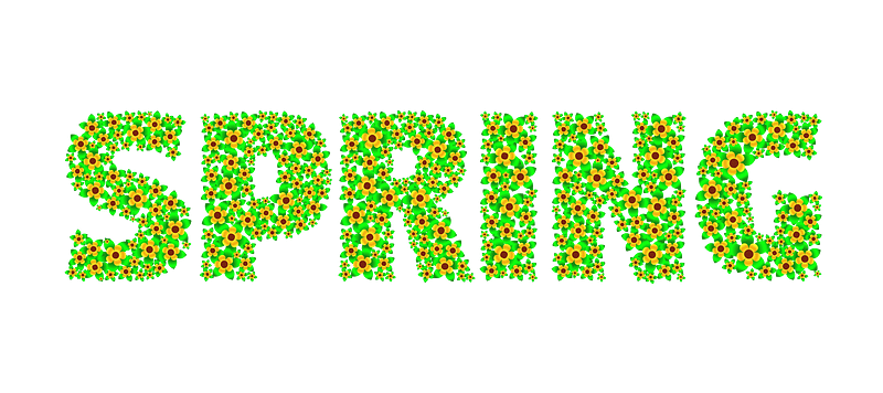 Spring typography