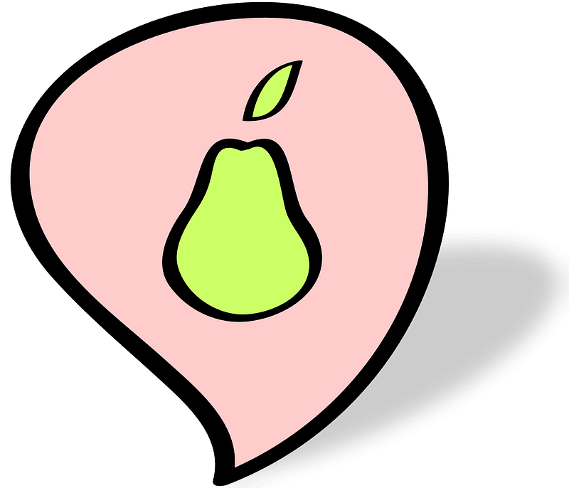 Pear - Free vector clipart images on creazilla.com