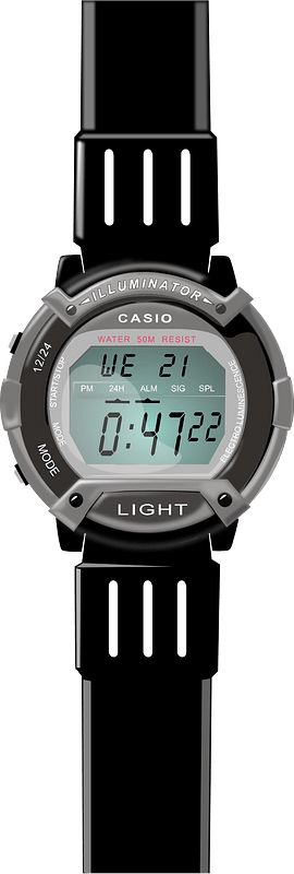 Casio sportive wristwatch