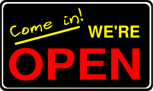 We'Re Open