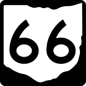 OH Route 66 sign