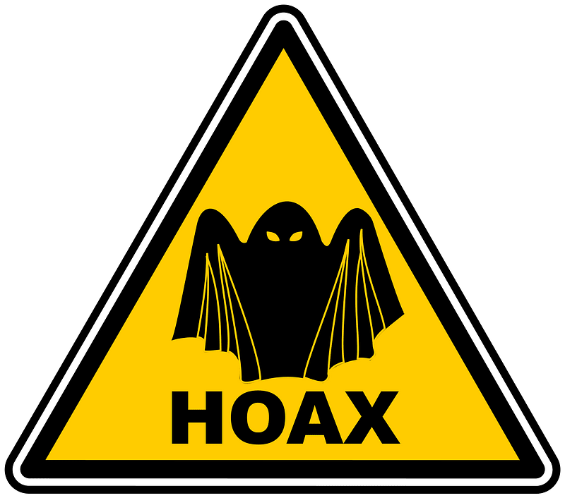 Hoax Warning Sign