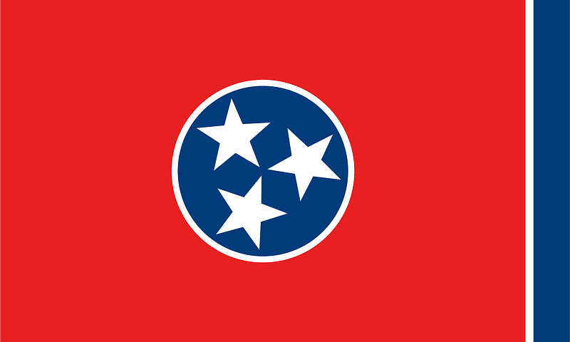 Usa Tennessee map