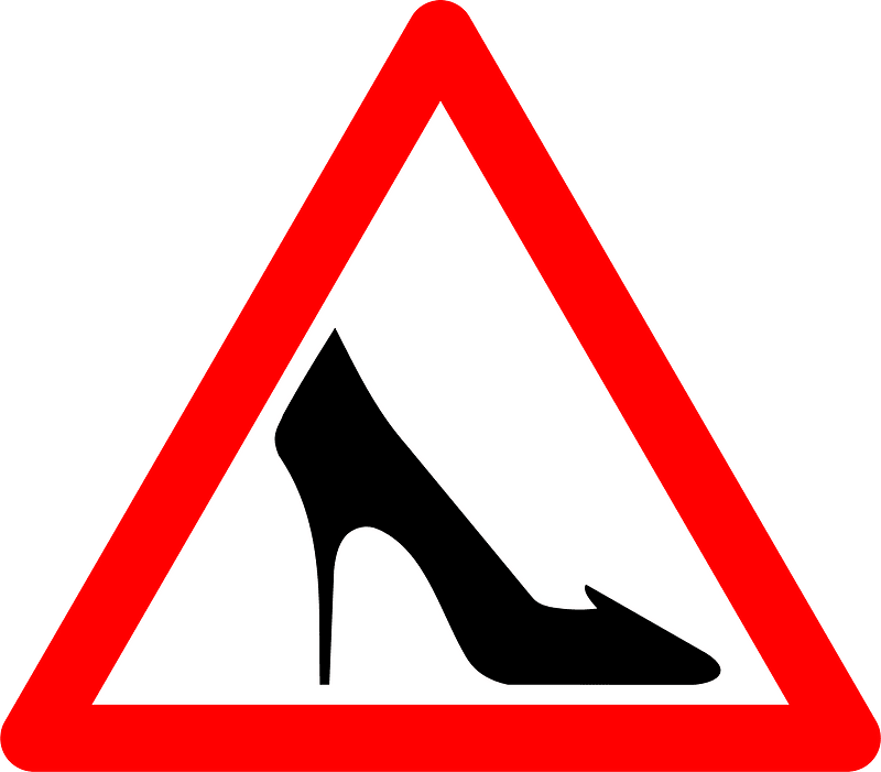 Shoe Traffic Sign