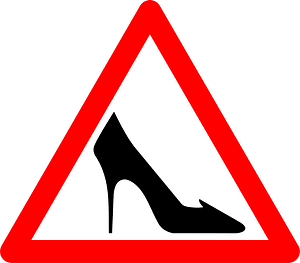 Shoe Traffic Sign