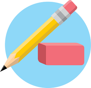 Pencil and Eraser