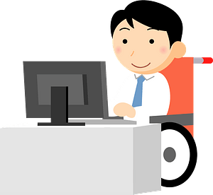 Businessman in a Wheelchair 