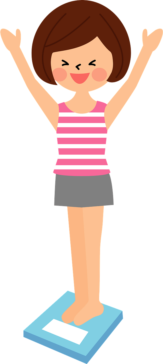 Woman Having Diet Success