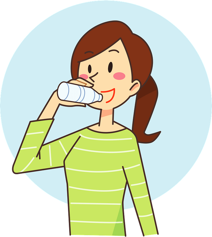 Woman Is Drinking Water