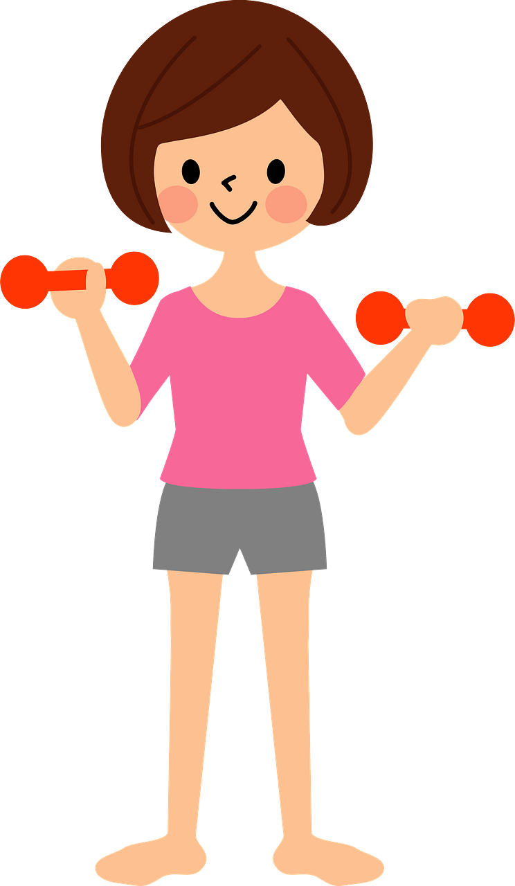 Woman Is Muscle Training