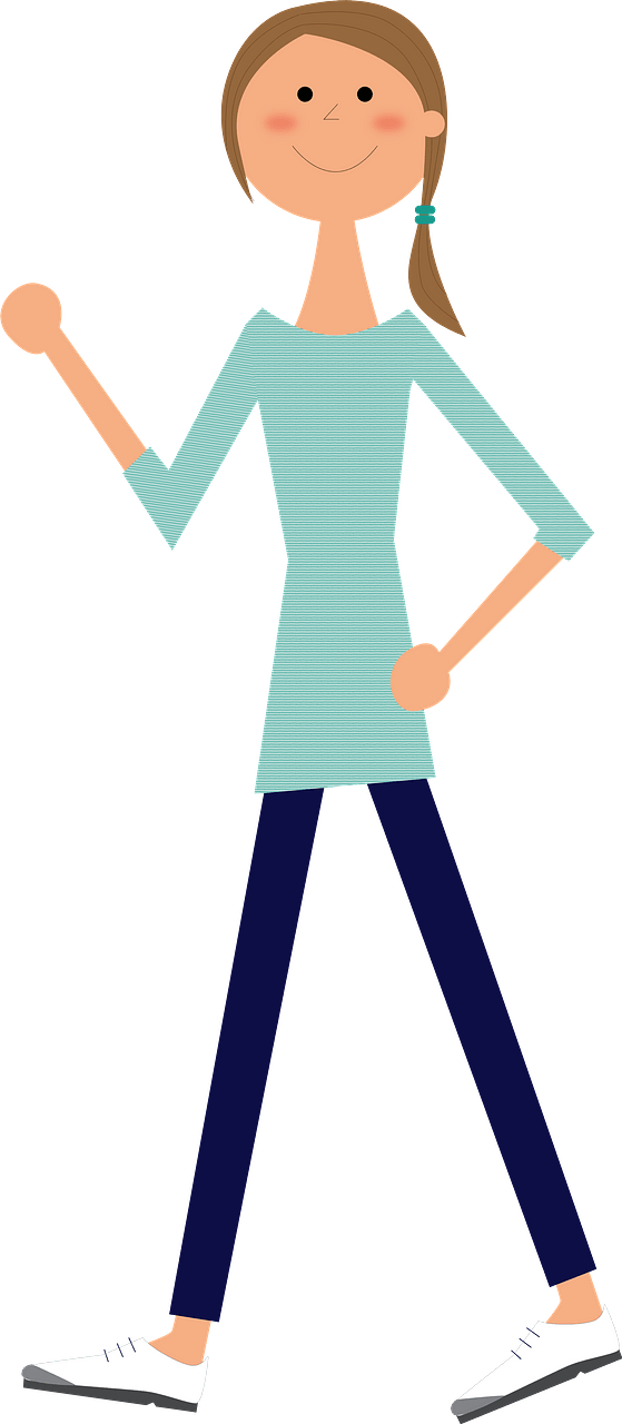 Woman Walking for Exercise