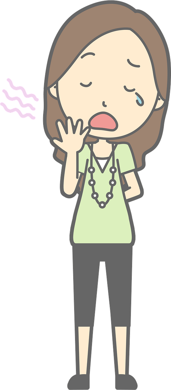 (Jenny) Woman is Yawning 