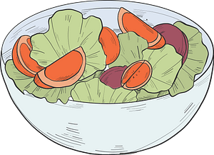 Salad for lunch