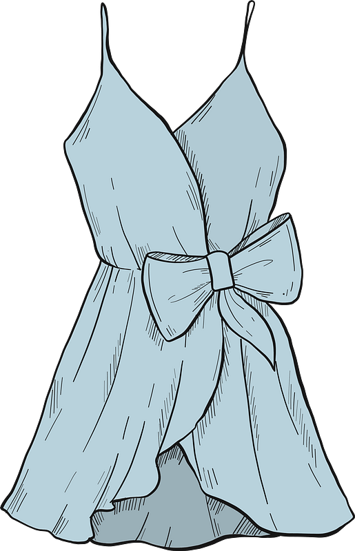 Blue dress