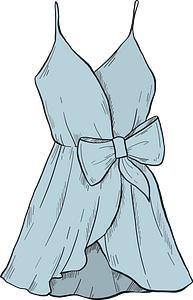 Blue dress