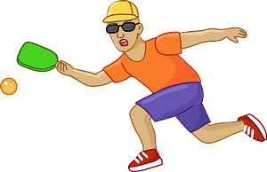 Pickleball player