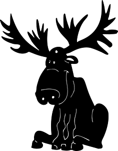 Cartoon moose