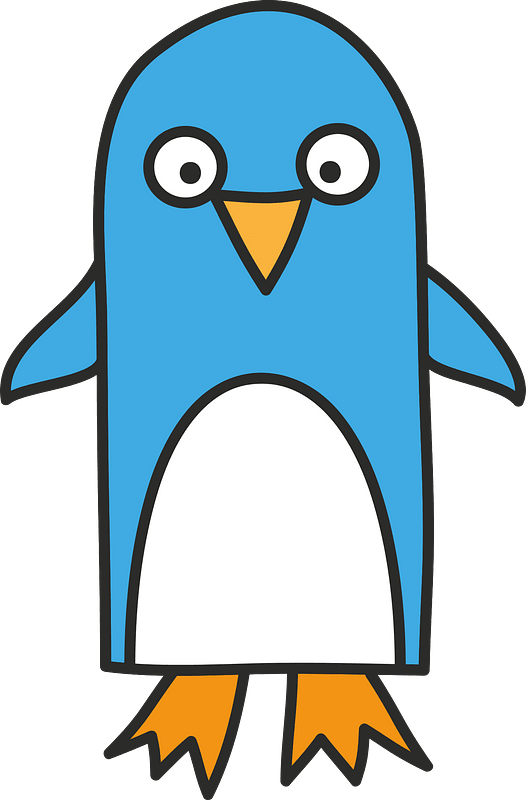 Funny penguin