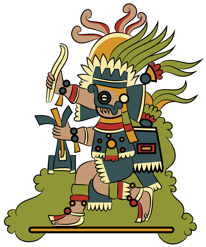 Tlaloc Aztec God of the Rain