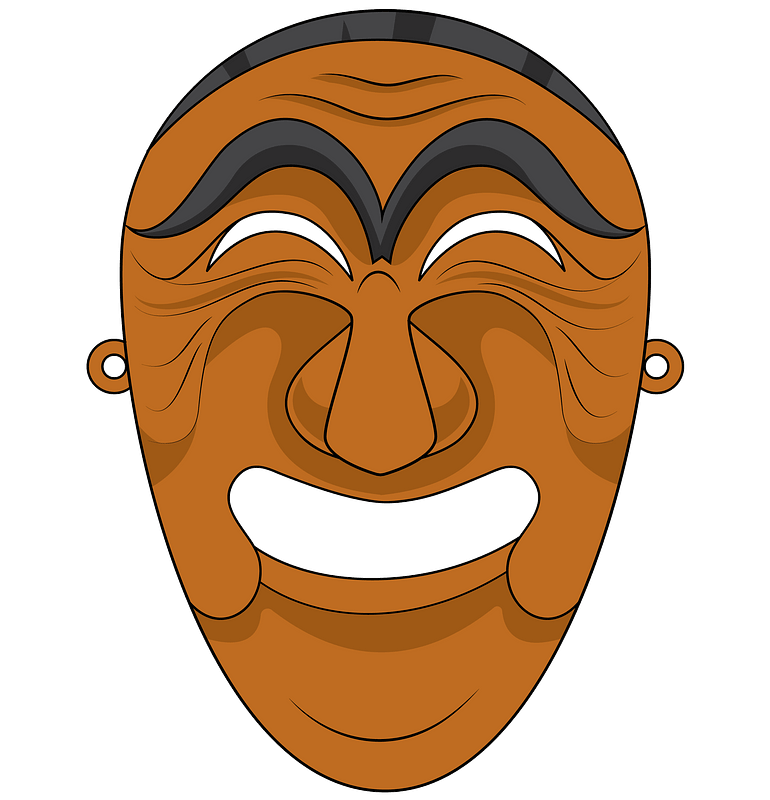 Korean mask of Yangban