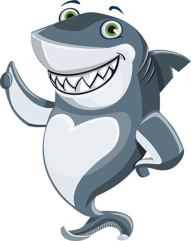 Shark giving thumb up