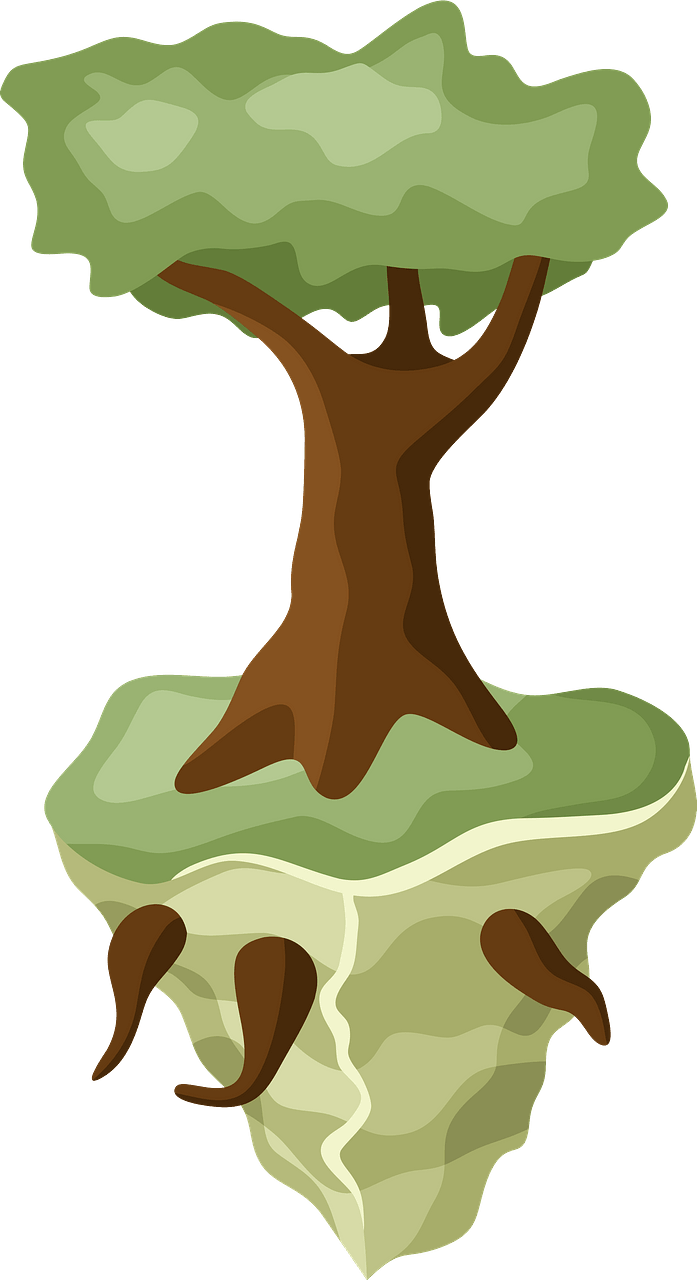 Floating island tree
