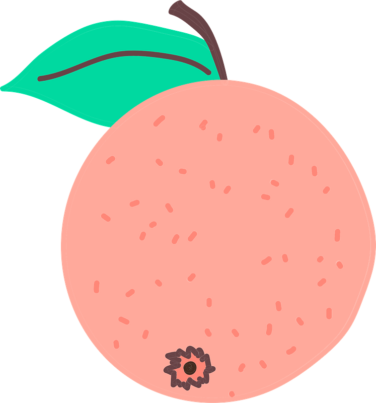 Pink fruit