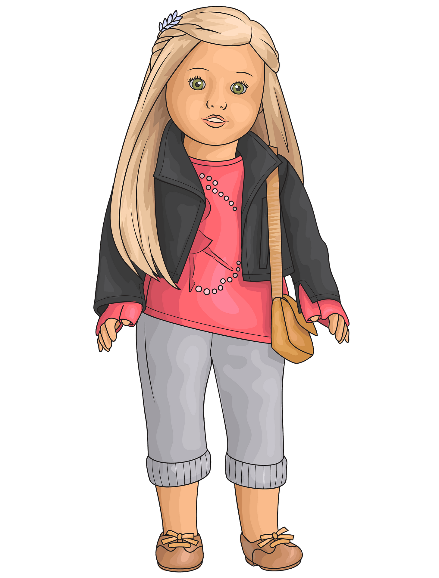 American Girl Isabelle Kostenlose Vektor Clipart Bilder auf creazilla