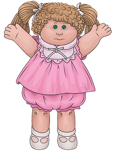 Текстильная кукла Cabbage Patch Kids