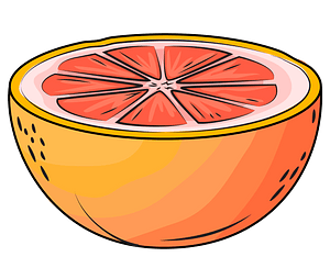 Half Grapefruit