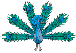 纹章孔雀