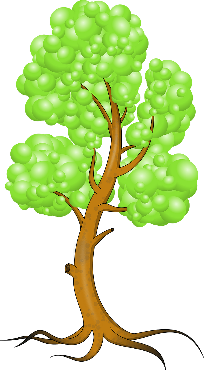 Tree with roots