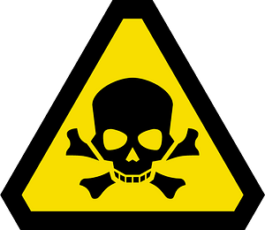 Toxic warning sign