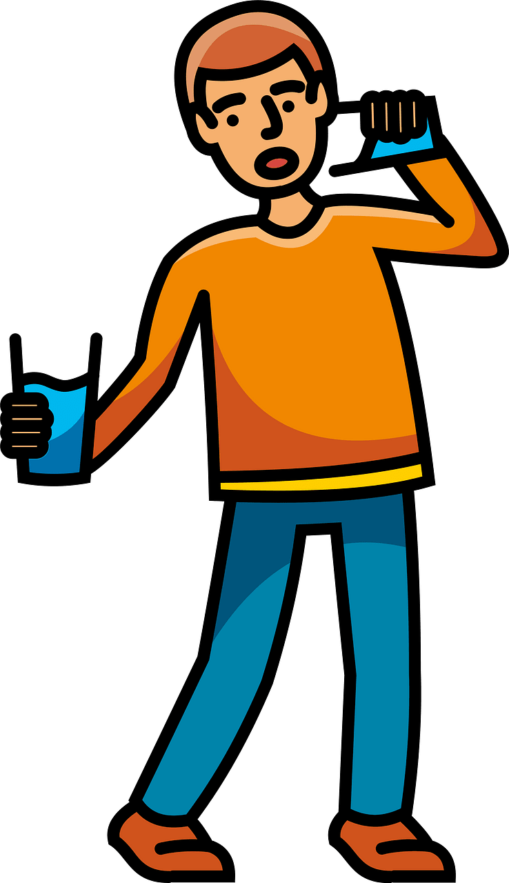 Thirsty person