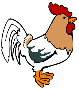 Cartoon Rooster