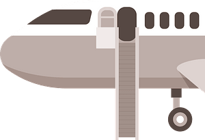 Boarding plane
