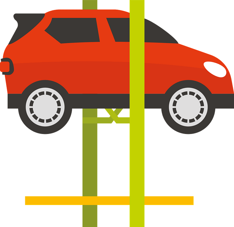 Car repaiur crane
