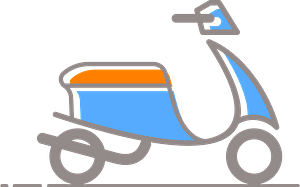 Scooter motorbike pdv