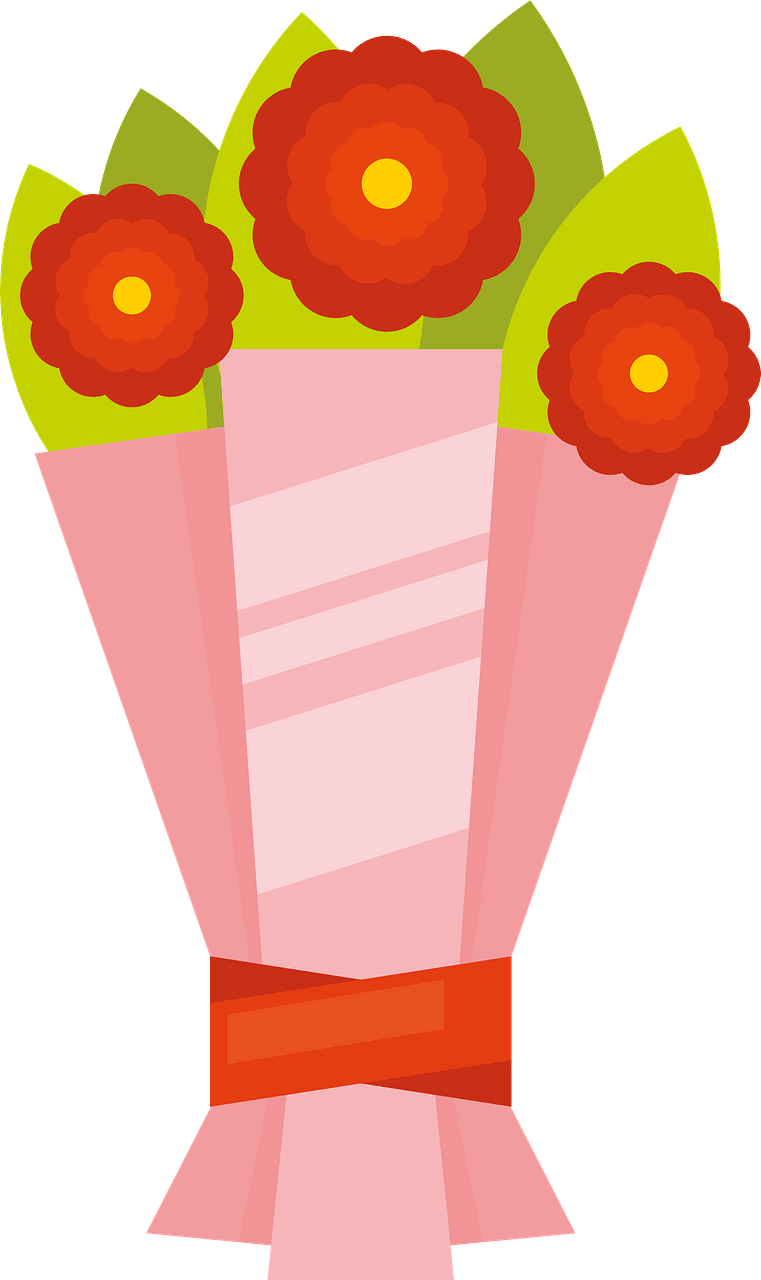 Bouquet of red flowers