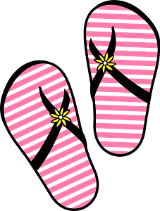 Summer flip flops