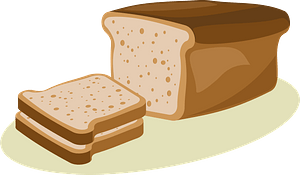 Bread loaf slice